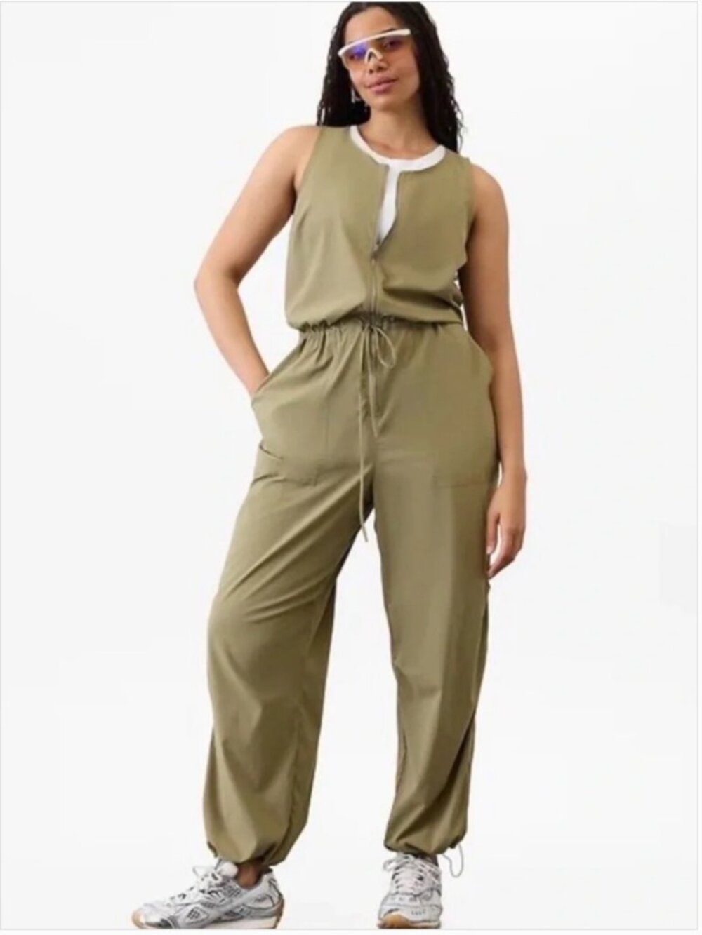 Athleta Flex Jumpsuit; NWT; Size Medium Tall - Picture 3 of 10